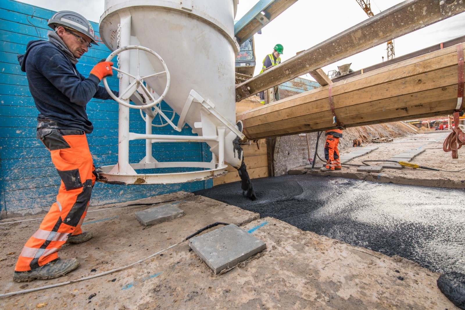 Powercrete für Erdkabeltrasse