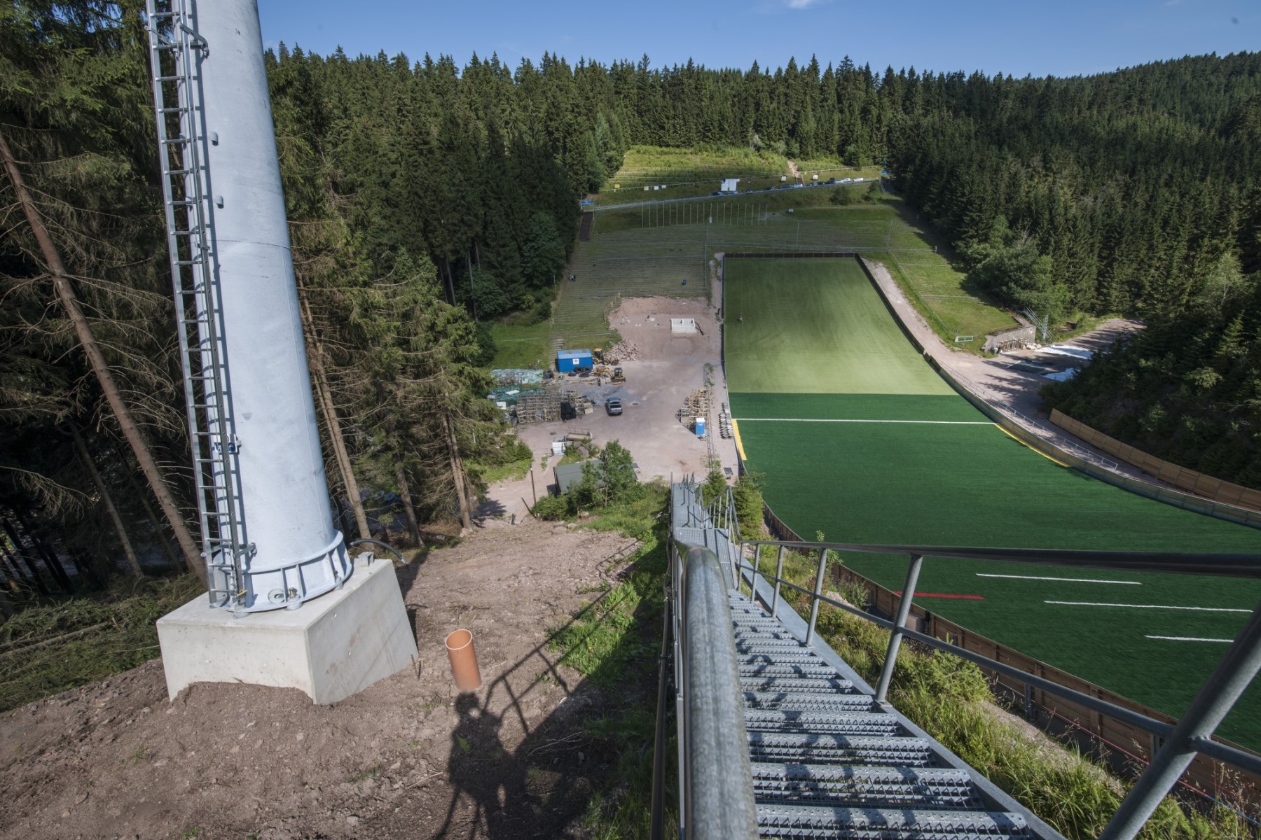 Kanzlersgrund Oberhof, Zement und Beton