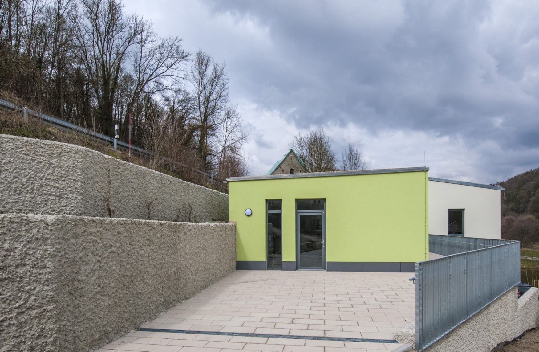 Betonmauer
