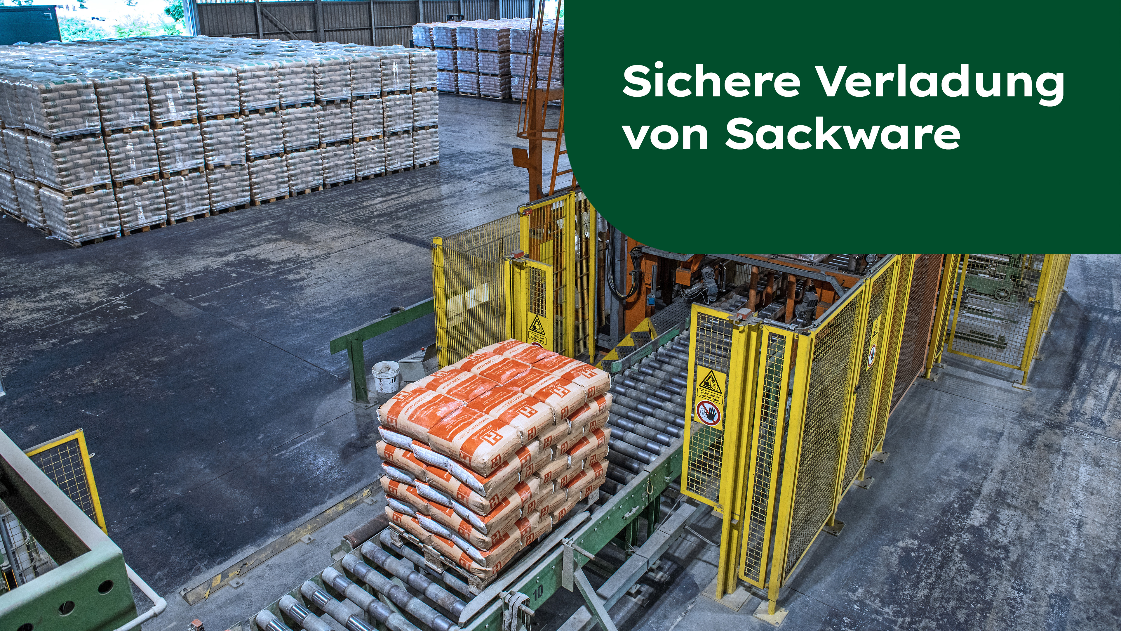 Wichtige Hinweise für eine sichere Verladung von Zementsäcken