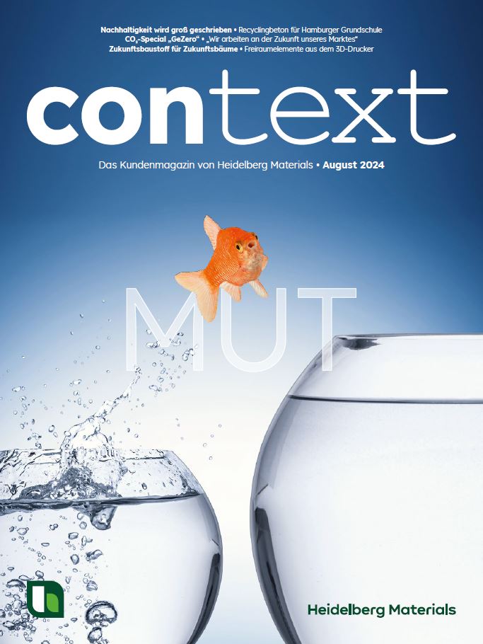 Die zweite context Ausgabe August 2024 behandelt das Thema Mut. Mit gedenkwürdigen Persönlichkeiten die diese Eigenschaft verkörperten und das Gewohnte in Frage stellten um neue, unkonventionelle Wege  gehen zu können. In der Bauwirtschaft bedeutet dies sich den zahlreichen Herausforderungen zu stellen die mit der Einführung neuer Technologien und Produkte einhergehen.