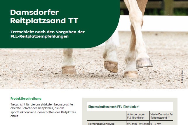 Damsdorfer Reitplatzsand von Heidelberg Materials Mineralik