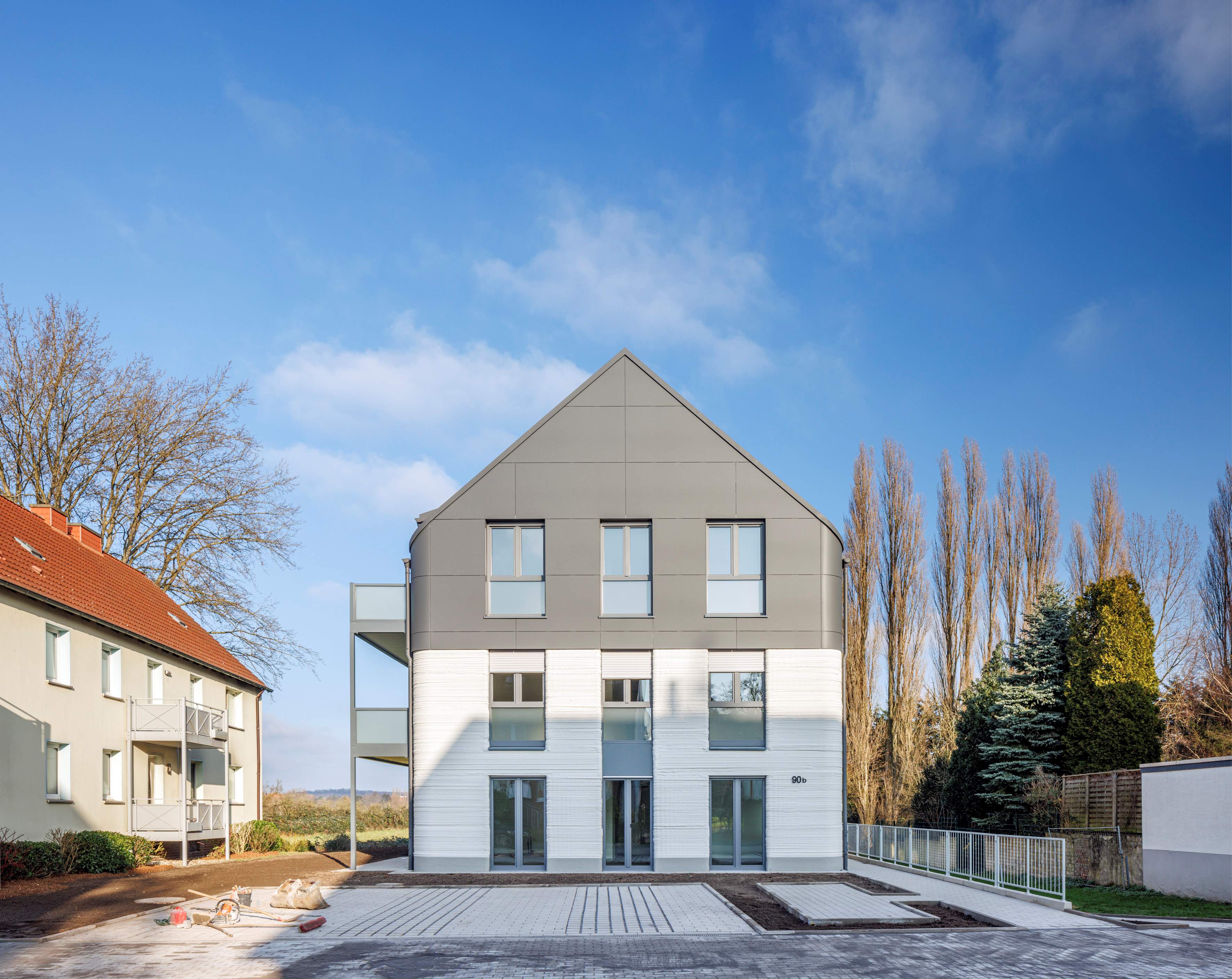 3D gedrucktes und gefördertes Mehrfamilienhaus in Lünen.