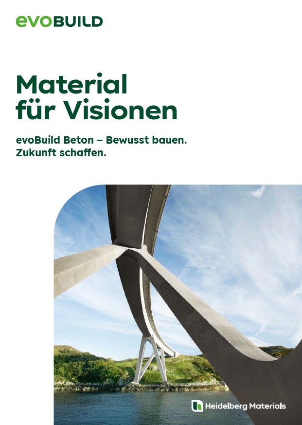 Titelbild evoBuild Zement Produktbroschüre