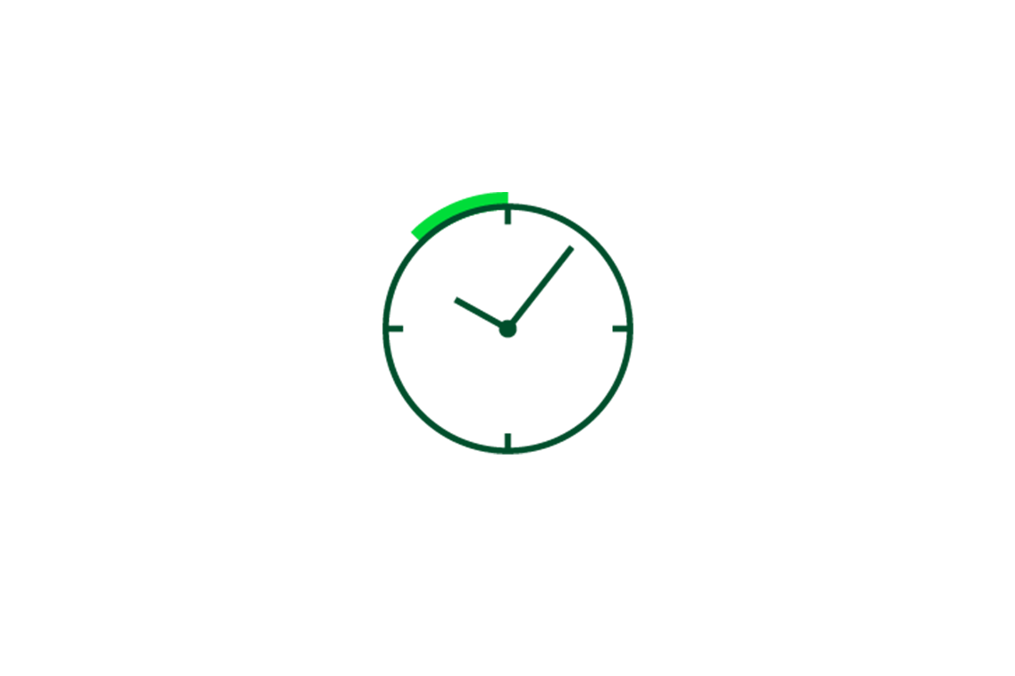 Das Symbol zeigt eine Uhr.