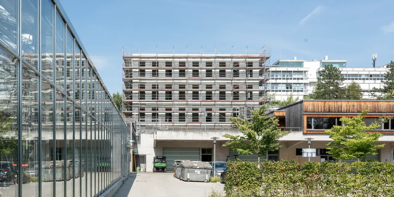 Die Universität Hohenheim baut neu für zusätzliche Forschungskapazitäten der Nutztierwissenschaften.