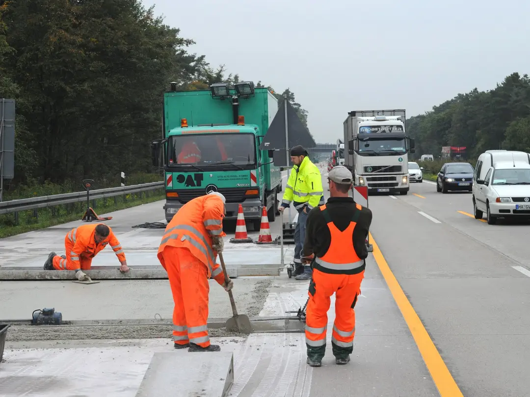 ChronoCem IR wurde speziell für Reparaturmaßnahmen von Betonverkehrsflächen mit engen Zeitplänen entwickelt.