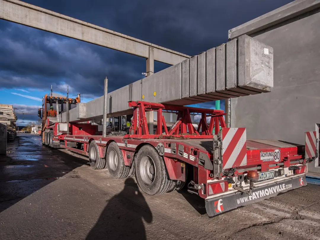 Stabförmige Betonfertigteile