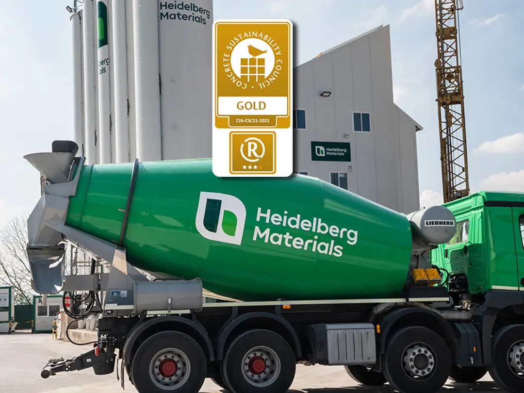 Heidelberg Materials Beton Donau-Naab ist CSC-zertifiziert.
