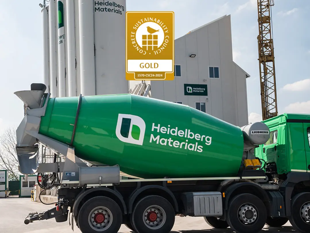 Heidelberg Materials Beton Donau-Naab ist CSC-zertifiziert.