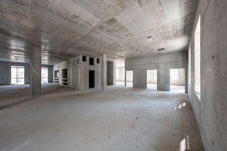 Die Wände und Decken im Oberbau bestehen aus EcoCrete R, mit rezyklierter Gesteinskörnung.
