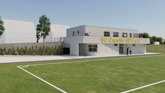 Vereinsheim in Nordkirchen mit 3D-Betondruck 