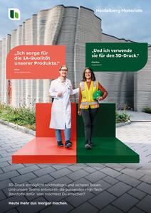 Anzeige für die neue Arbeitgebermarke HeidelMate