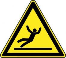 Kein Winterdienst. Rutsch- und Stolpergefahr