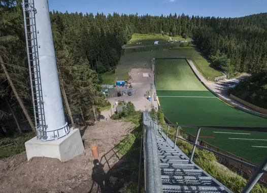 Kanzlersgrund Oberhof, Zement und Beton