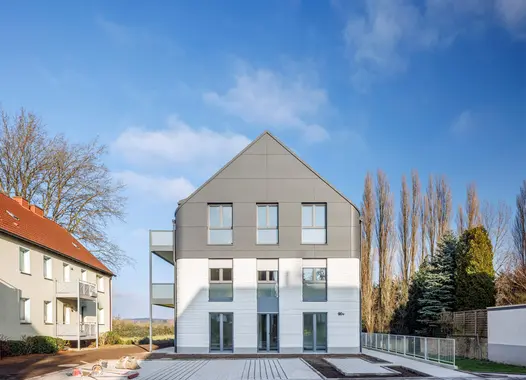3D gedrucktes und gefördertes Mehrfamilienhaus in Lünen.