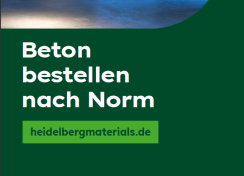 Beton bestellen nach Norm von Heidelberg Materials
