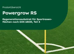 Homogene Fertigmischung für belastete Rasenflächen im laufenden Spielbetrieb und zur Verwendung im Rahmen von Pflege- und Regenerationsarbeiten bei Rasenspielfeldern.